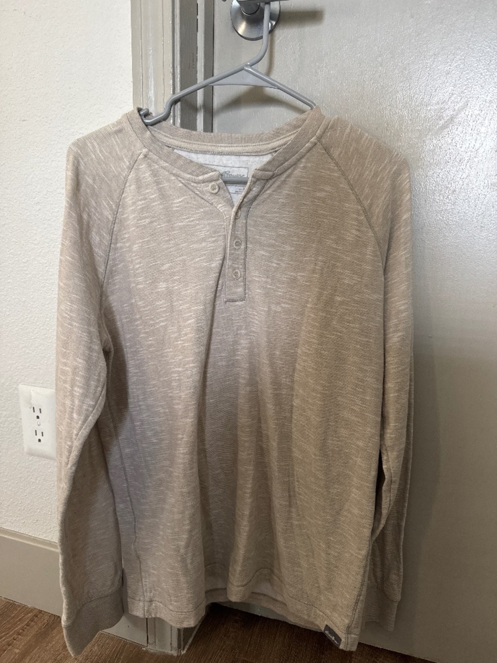 Eddie Bauer Cream Long Sleeve